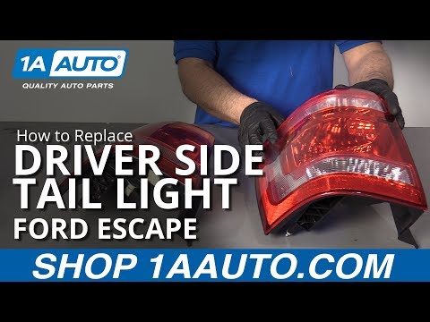 How to Replace Driver Side Tail Light 08-12 Ford Escape