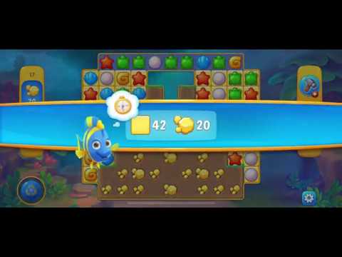 fishdom - level 17 | save the fish game play | free match-3 game