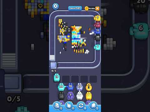 Pixel Flow Level 585 Walkthrough