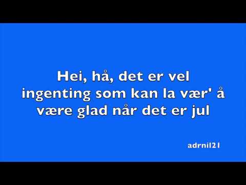 Hei, Hå, Nå Er Det Jul Igjen - Putti Plutti Pott (Med Tekst og Melodi)