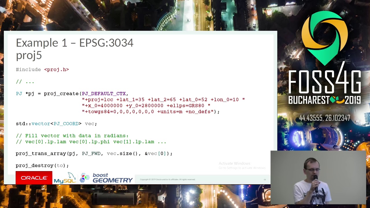 2019 - Spatial Reference Systems Transformations with Boost.Geometry