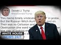 President Donald Trump News - Trump Memo Release ‘Totally Vindicates’ Me President Donald Trump News - Trump Memo Release ‘Totally Vindicates’ Me