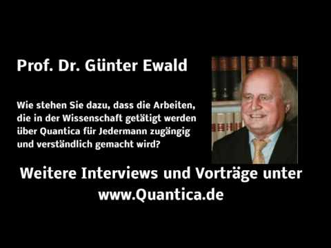 Prof. Dr. Günter Ewald - Altes Weltbild