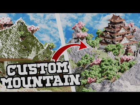 INSANE Custom Mountain in Minecraft!