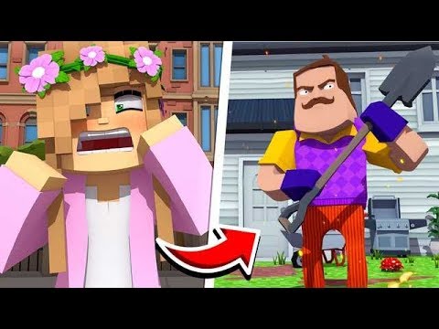 LIVING NEXT TO HELLO NEIGHBOUR! | Minecraft Little Kelly | Custom Roleplay Adventure