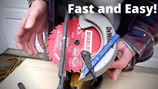 How to Change a Circular Saw Blade!