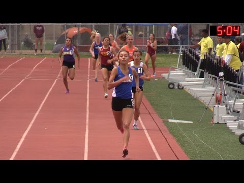2016 TF - CIF-SS D3 Prelims - Girls 1600M (Heat 1 of 3)