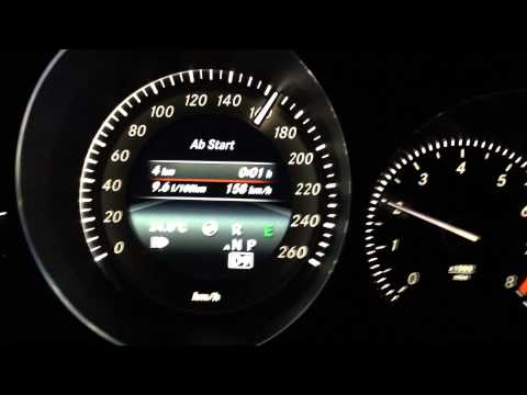 MB CLS 500 Fuel Consumption / Verbrauch Autobahn quick driving; flotte Fahrt