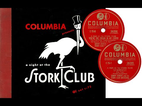 1941 full album: A Night At The Stork Club with Sonny Kendis (8 continuous tracks)