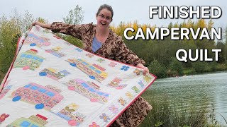 HAND QUILTING TILDA CAMPERVAN QUILT