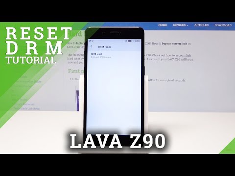 How to Reset DRM in LAVA Z90 - Delete DRM Licenses