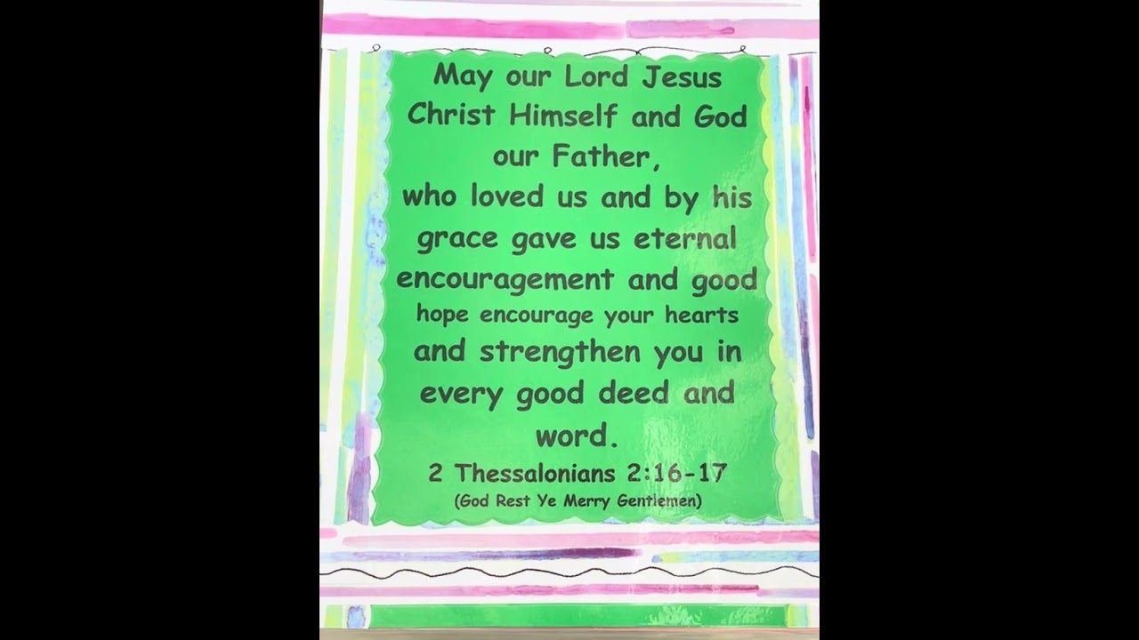 2 Thessalonians 2:16-17