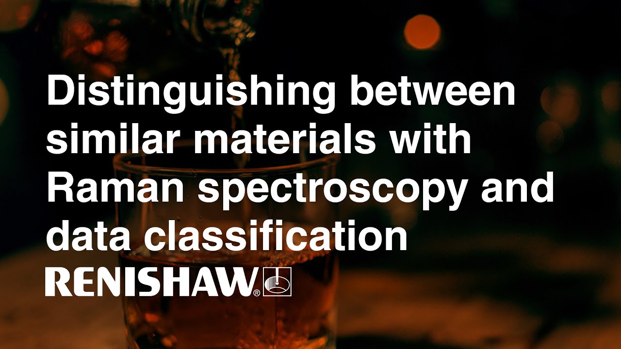 Data classification of Raman spectra for differentiating similar materials