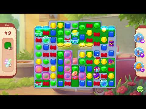 Homescapes 857 Level - 17 moves - NO BooSTERS