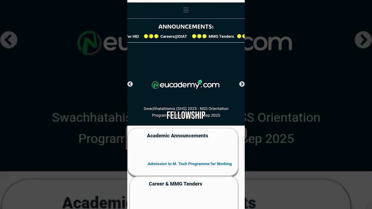 DIAT PhD Admission 2025-26 with Fellowship | Apply for Defence Tech, Engineering & Science