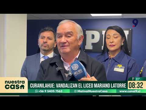 Curanilahue: vandalizan el liceo Mariano Torre