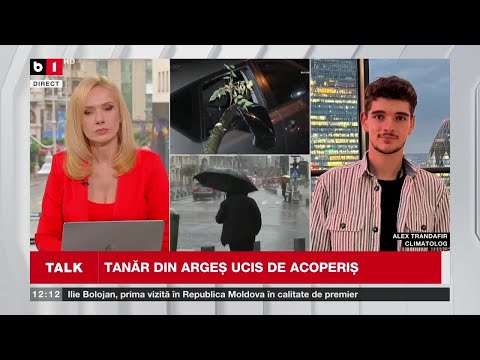 ALEX TRANDAFIR, CLIMATOLOG, DESPRE DEZASTRUL CICLONULUI. Știri B1TV_23 aug. 2025