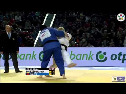 Judo 2015 Grand Prix Tbilisi: Iaromka (UKR) - Yu (CHN) [+78kg] final