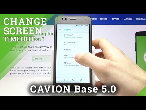 How to Change Screen Timeout in CAVION Base 5.0 – Find Sleep Options