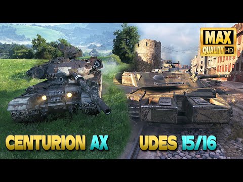 Centurion AX & UDES 15/16: Action in medium tanks - World of Tanks