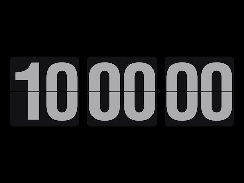 10 hour  timer, Timer & alarm flip clock.