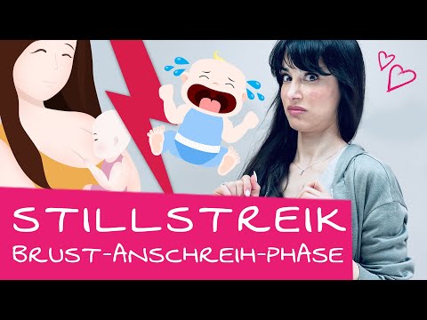 Stillen: Baby weint und schreit | Brustanschreiphase | Probleme beim Stillen | Baby stillen