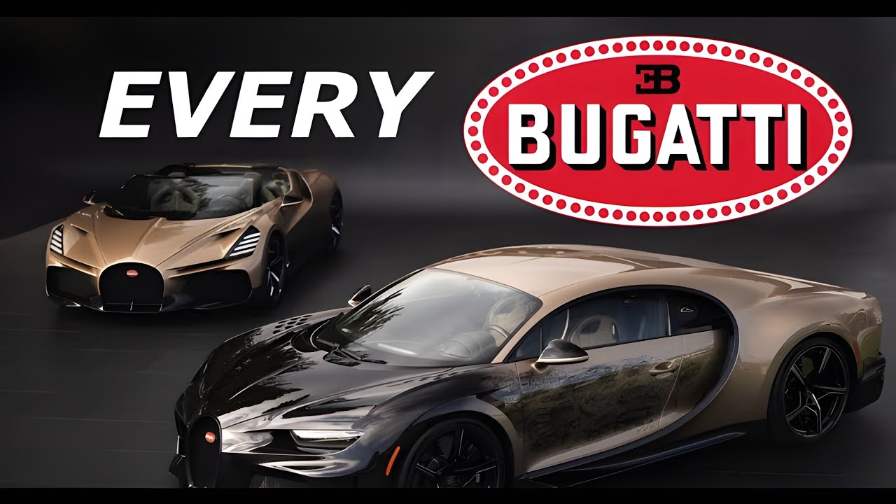 Every Bugatti Ever made