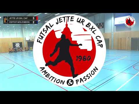 Résumé du match de D2A RBFA 25-26 Futsal Jette UR BXL CAP - Futsal Molenbeek (19/9/25)