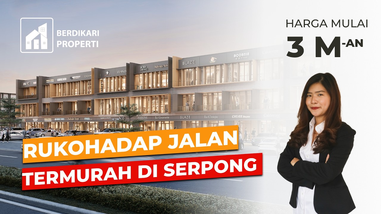 Ruko Termurah BSD Hadap Jalan Tanpa DP