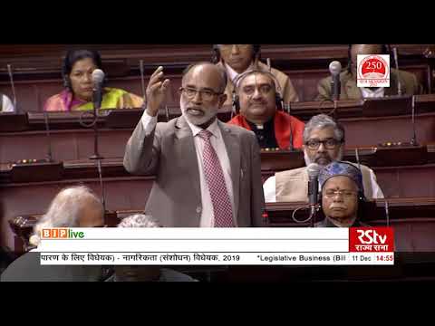 Shri K.J. Alphons on the Citizenship (Amendment) Bill, 2019 in Rajya Sabha: 11.12.2019