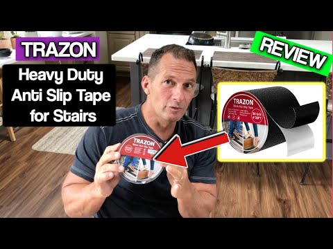 Grip Tape   Heavy Duty Anti Slip Tape for Stairs Outdoor Indoor Waterproof 4Inch x 35Ft Safety Non S
