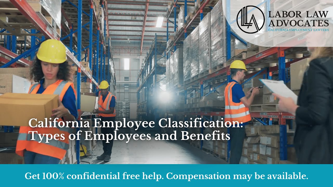 California Employee Classification: Types of Employees and Benefits