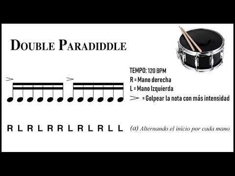 17. Double Paradiddle – 40 RUDIMENTOS | Clases de Batería (FULL AUDIO)