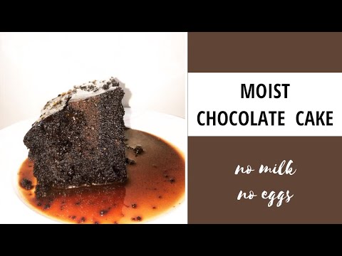 Super Moist Chocolate Cake | Fudge Cake With Sauce | Cristi Maria