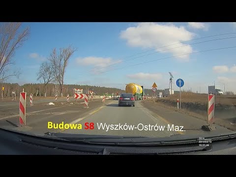 Budowa S8 odc. Wyszków-Ostrów Maz. 10/03/2018