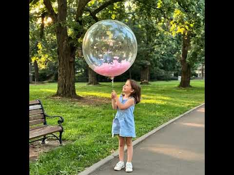 Uçan Şeffaf Tüylü Balon 1 Adet Tanıtım Videosu