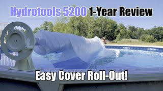 Hydrotools 52000 Above Ground Swimming Pool Solar Reel System 1-Year Review & Easy Cover Roll-Out