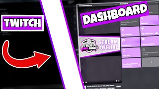 HOW TO Setup And Use The Twitch Channel DASHBOARD 