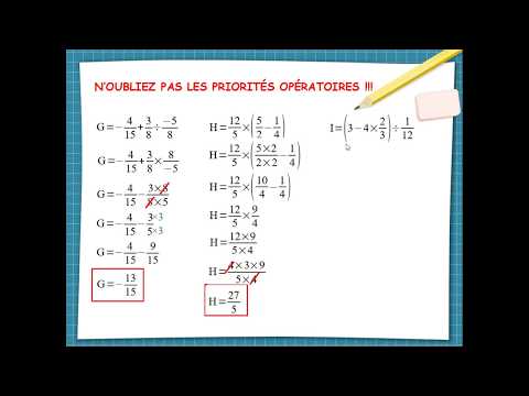 4e fractions calculs mêlés