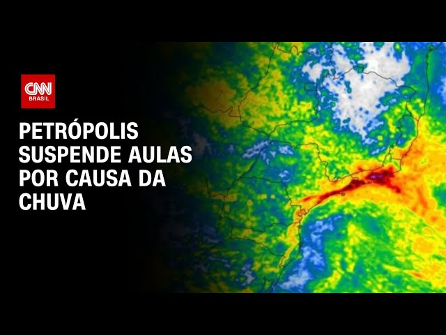 Petrópolis decreta ponto facultativo e cancela aulas por chuvas fortes | CNN 360°