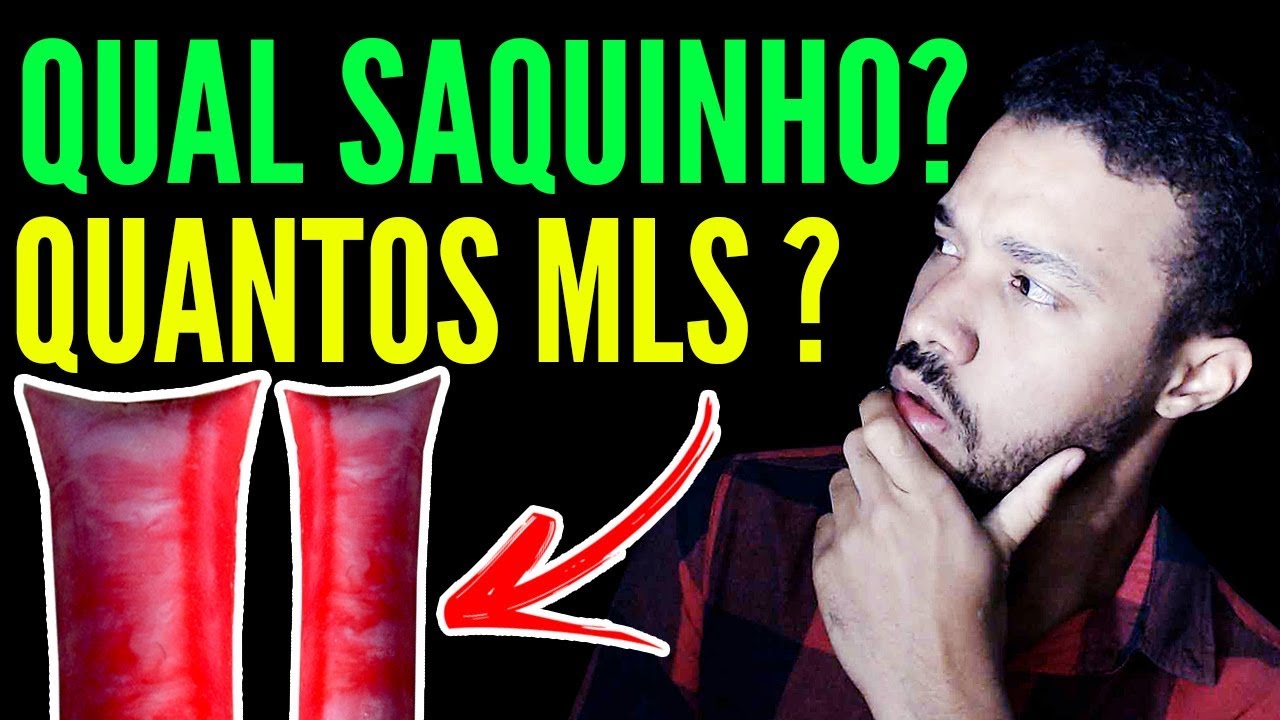 Saquinho para geladinho, quantos mls usar ? qual tamanho ideal ?