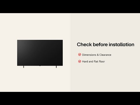 LG OLED TV : Installation Guide –B5 55 65