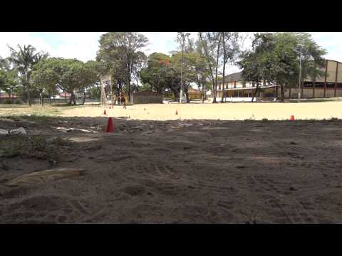 Treino Colando o umbigo nas costas 1