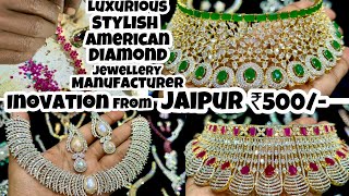 Exploring American Diamond: CelebrityStyle Innovations from a Jaipur Manufacturer| ad bridal Jewelry
