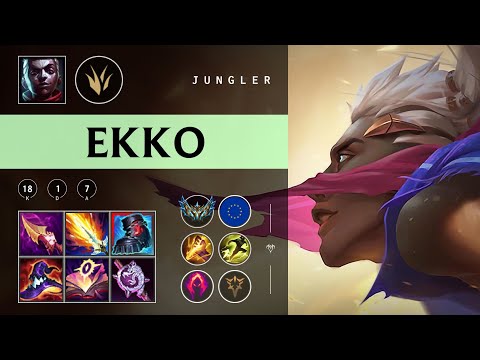 Ekko Jungle vs Nidalee - EUW Challenger Patch 25.24
