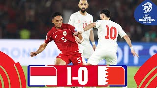 Highlights Timnas Indonesia Vs Bahrain (1-0) di Kualifikasi Piala Dunia 2026: Asa Garuda Masih Ada