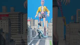 Download lagu Rumi vs Godzilla 🤣 #kpopdemonhunters #rumi #3danimation #funny mp3