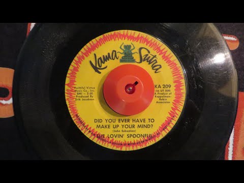The Lovin' Spoonful - Did You Ever Have to Make Up Your Mind? (Hot Mono) - Vinyl 45 rpm - 1966
