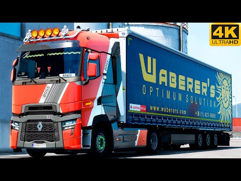 [G29] ETS2 (4K 60FPS) | NEW RENAULT T520 | SETÚBAL 🇵🇹 - SEVILLA 🇪🇸