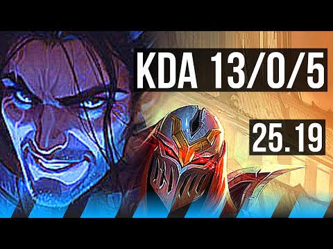 SYLAS vs ZED (MID) | 13/0/5, Legendary | EUW Master | 25.19